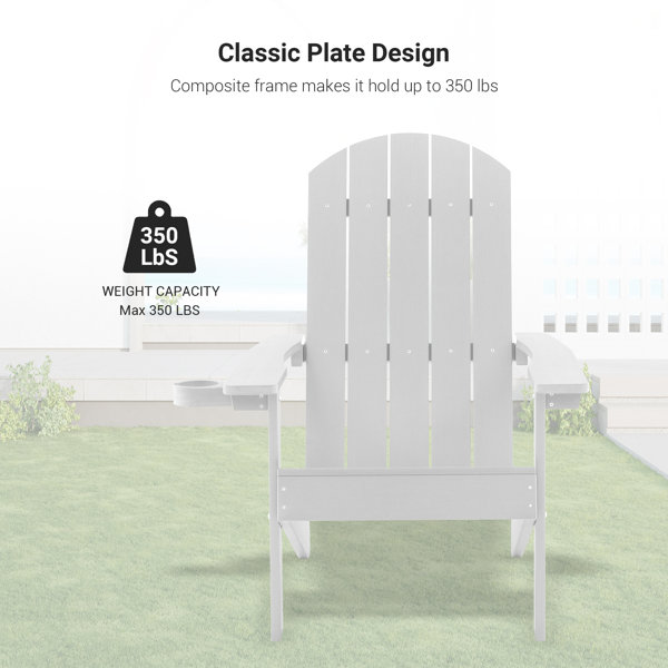 DollarMaker Plastic Adirondack Chair Wayfair